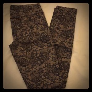 Joe’s Jeans “Skinny” patterned Jean